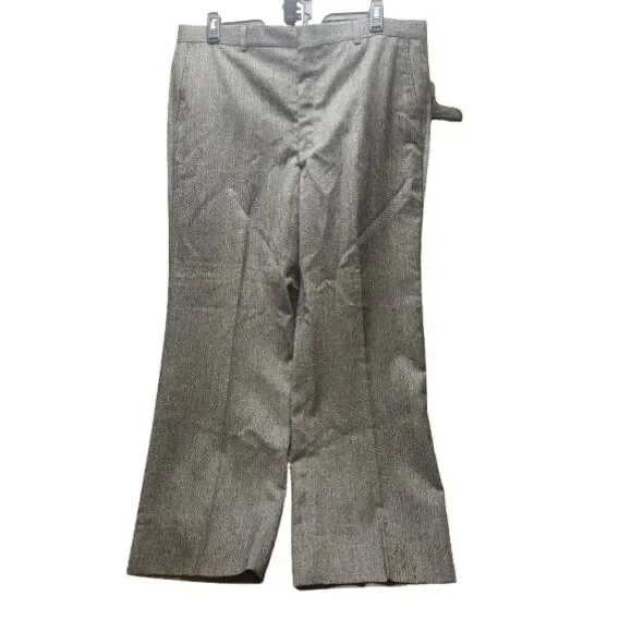 VTG Curlee 2 Piece Suit Mens 46 Gray Virgin Wool Sport Coat Blazer Dress Pants‎